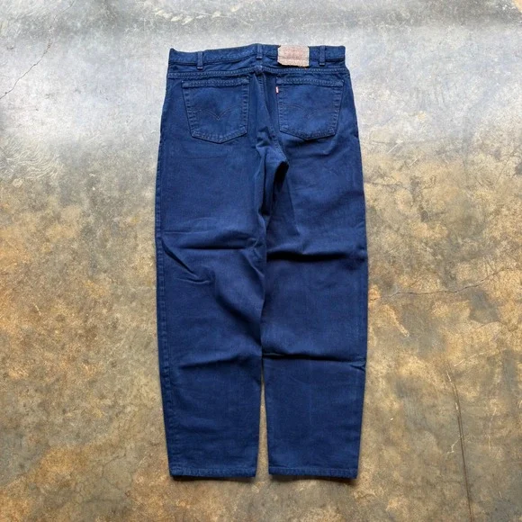 Vintage Levis 550 Relaxed Fit Tapered Leg Jeans‎ Blue Made in USA 36x30 0894