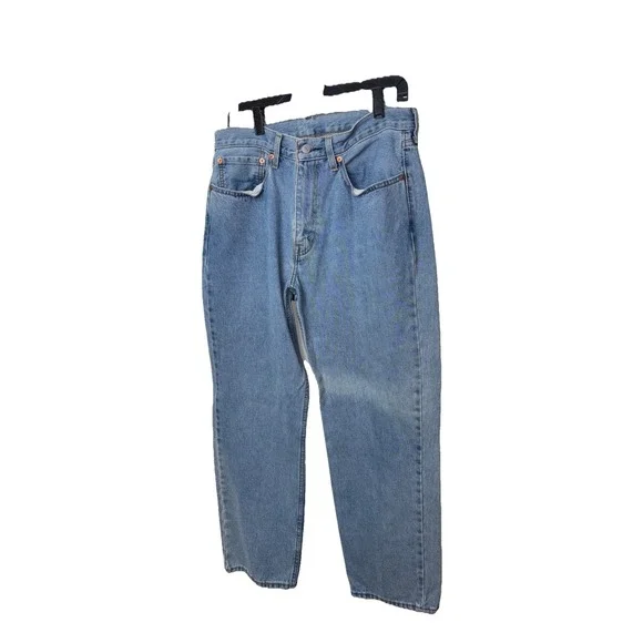 Vintage Levis 550 Jeans Men 34x30 Blue Denim Relaxed Fit Y2k Light Wash READ