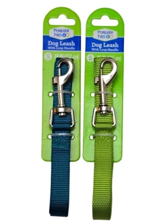 NEW 2pc Forever Pals Dog Leash Set Loop Handle S 48