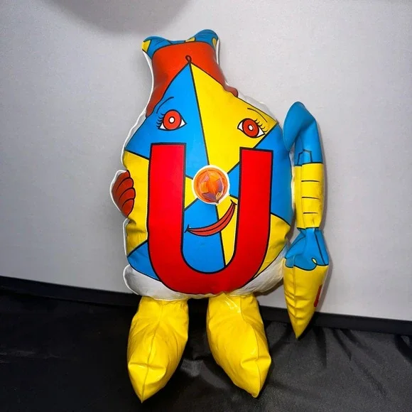 Vintage 1971 Inflatable The Letter People Miss‎ U Upsy Daisy Umbrella Arista C