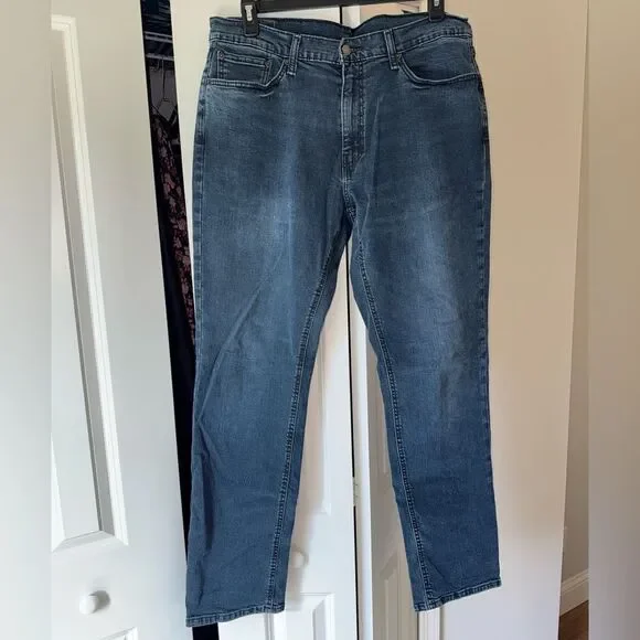 Levi's Men's Straight Jeans in Blue Size 36x34