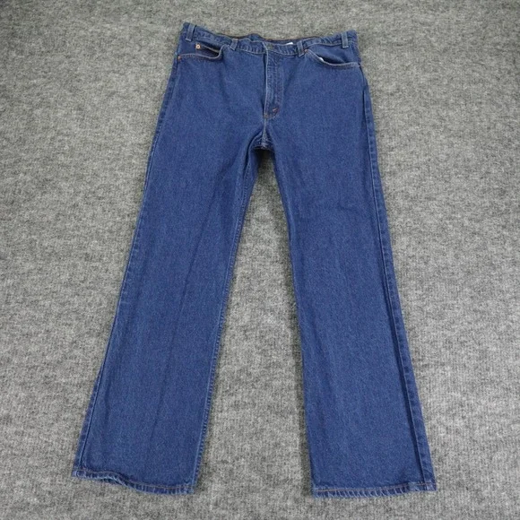 Vintage Levis 517 Orange Tab Jeans Mens 40X32 Blue Denim Boot Cut 90S‎ 39X31.5