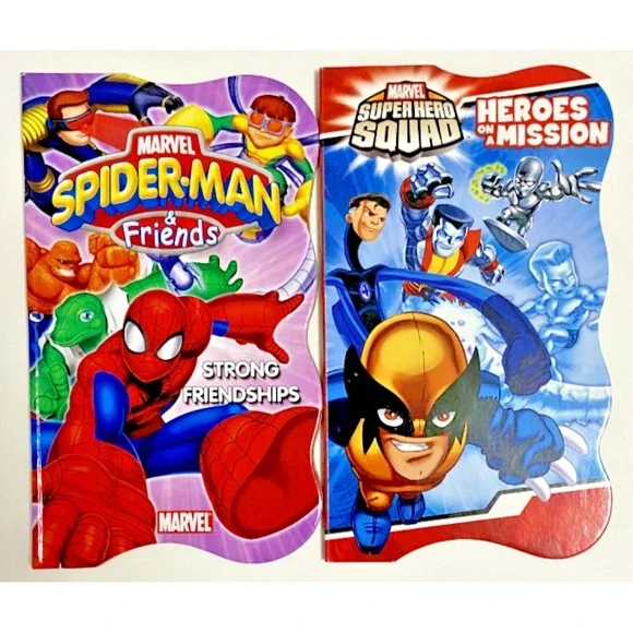 Marvel SPIDER-MAN‎ & FRIENDS & SUPER HERO SQUAD Board Books