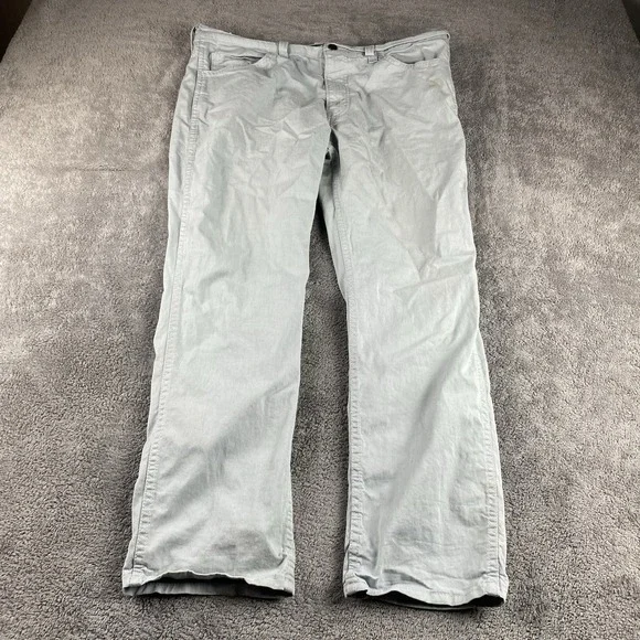 Levis 511 Slim Skinny Pants‎ Mens 38x27 Light Blue Mid Rise