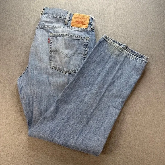 Levis 559 Jeans Relaxed Straight Fit 40x32 (FIT 40x31) Blue Denim Y2K Workwear
