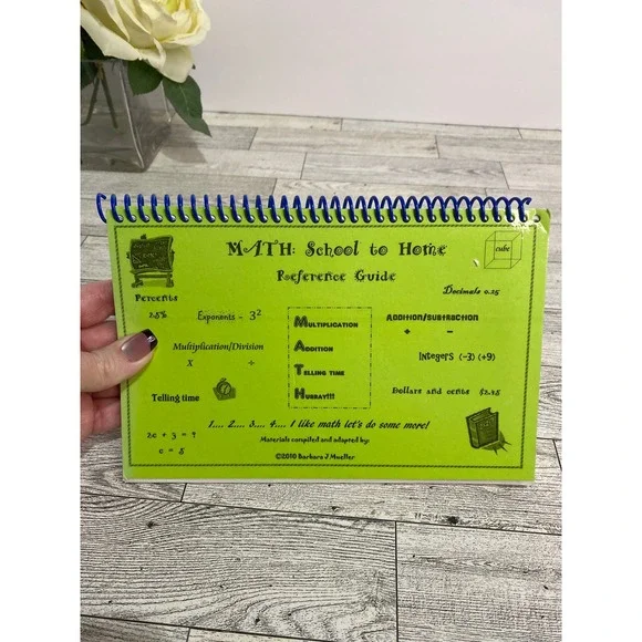 MATH School to Home Reference Guide Barbara J Mueller 2010 Spiral Booklet