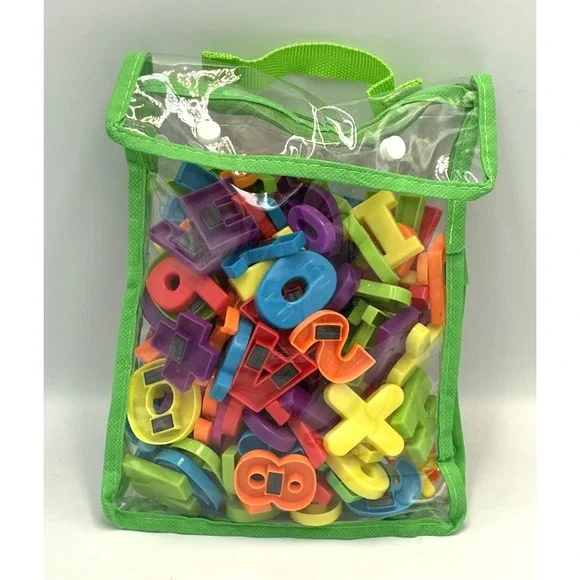 Magnet Alphabet & Number Lot w/ Carrying Case