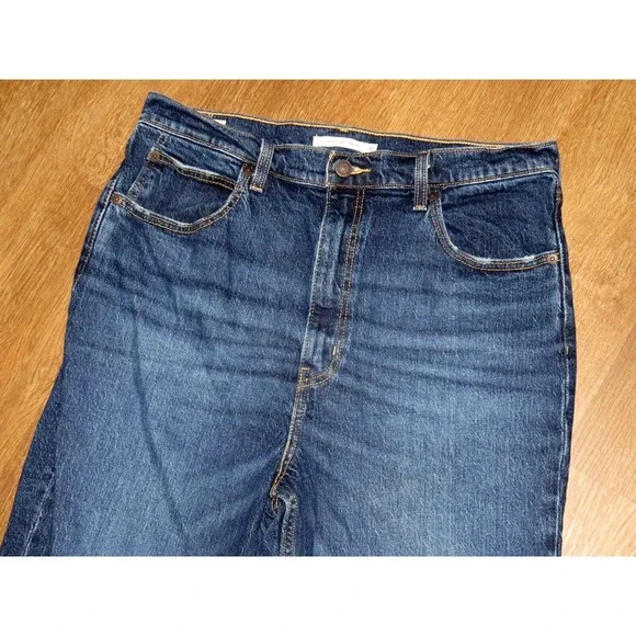 Women's Levi's Premium Denim Big E 70's‎ High Slim Straight Leg Jeans 32 X 30