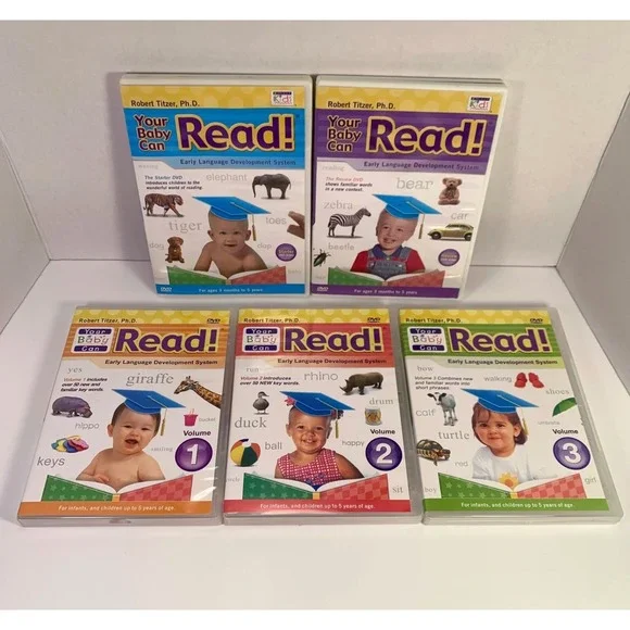 Your Baby Can Read! Vol 1-3 DVDs + Starter/Review - Reading‎ Phonics Home