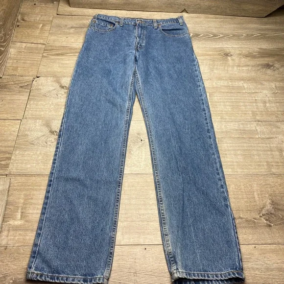 Levi's 505 Mens 36x34 Straight Leg  Denim Jeans Blue Made Canada Vintage 1998
