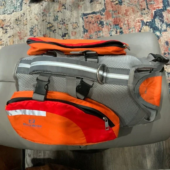 Bark‎ Brite Multi Purpose Dog Backpack /Life Jacket size Large