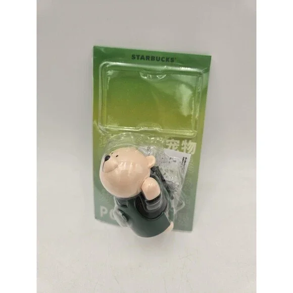 Rare Starbucks Bearista Dog Pet Poop Bag Dispenser New In Open Package‎