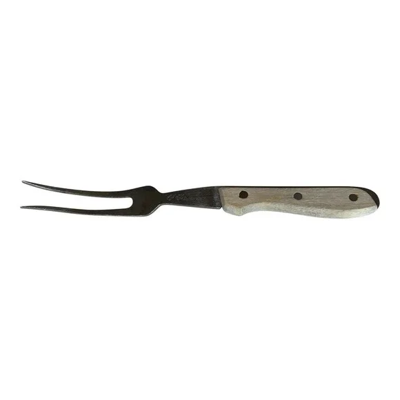 Vintage Carving‎ Fork Serving Fork Stainless Steel Japan Wood Rivet Handle