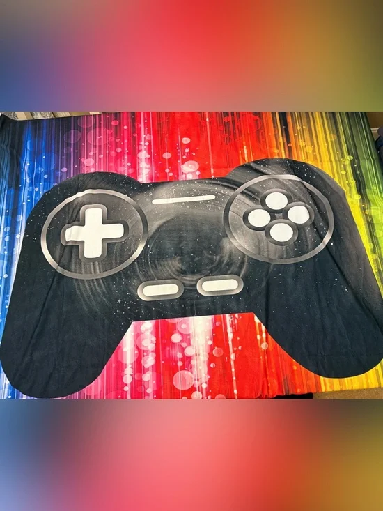 Video Game Controller Tapestry Wall Art - Gaming Decor