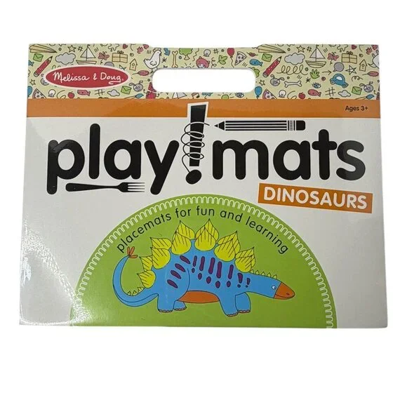Melissa & Doug Dinosaurs Play Mats New Package 24 Pages