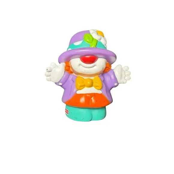 Fisher-Price Little People 2001 Clown Figure for Fair Circus Amusement Park