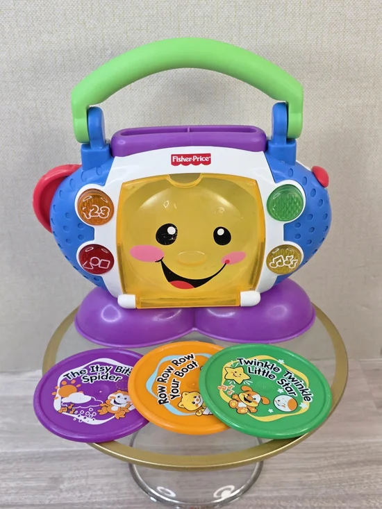 Vintage Fisher Price Laugh And Sing With Me Nursery Rhymes Cd Player