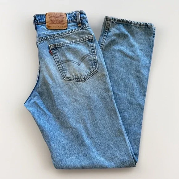 Vintage Levis 550 Jeans Mens‎ 32 x 36 USA 90s Regular Fit Straight Leg Denim