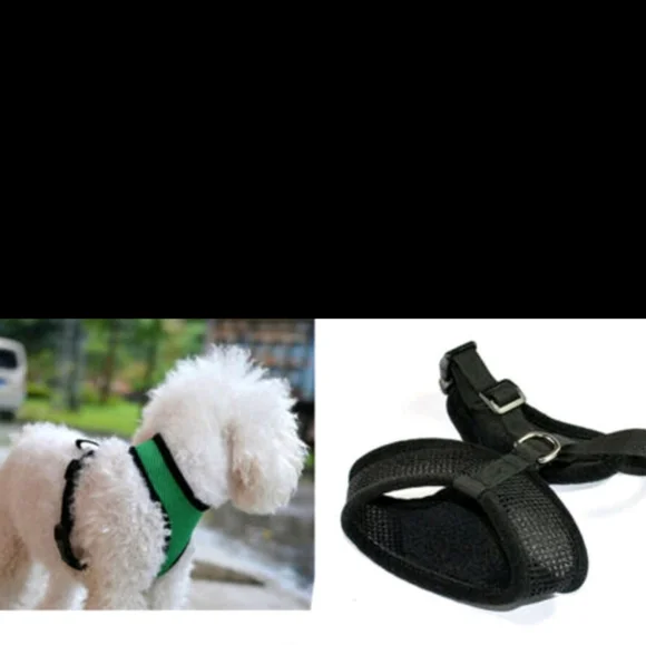 Puppy Dog Harness Adjustable Vest Chest Strap Pet Outdoor Supply Mesh Breathable