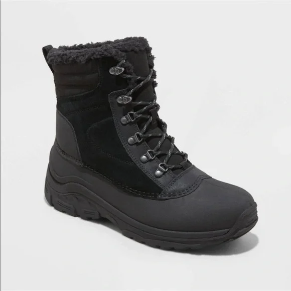 Men's Blaise Waterproof Winter Boots - All in Motion™ Black nwt
