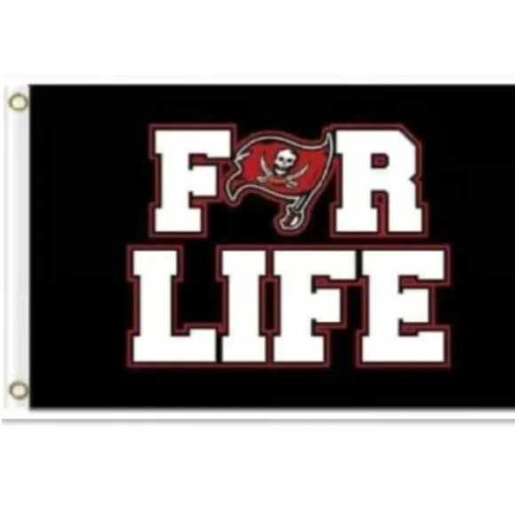 NEW Tampa Bay Buccaneers 3x5 NFL Flag For Life