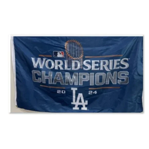 NEW Los Angeles Dodgers 3x5 MLB Flag 2024 World Series Horizontal