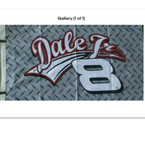 NEW Dale Earnhardt Jr. #8 Diamond Plated 2 Sided NASCAR 3x5 Flag