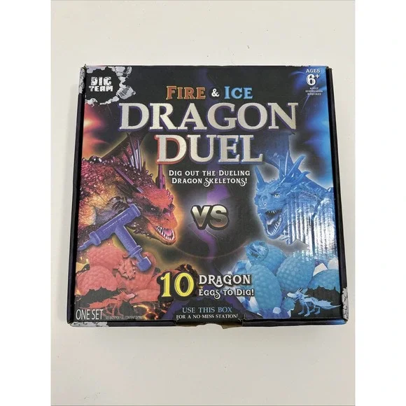 the dig team® fire & ice‎ dragon duel with 10 dragon eggs 6+ SKU 1920
