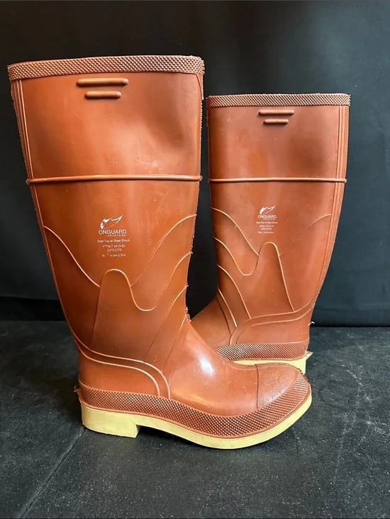 Brown Men's Waterproof Rain & Snow Boots