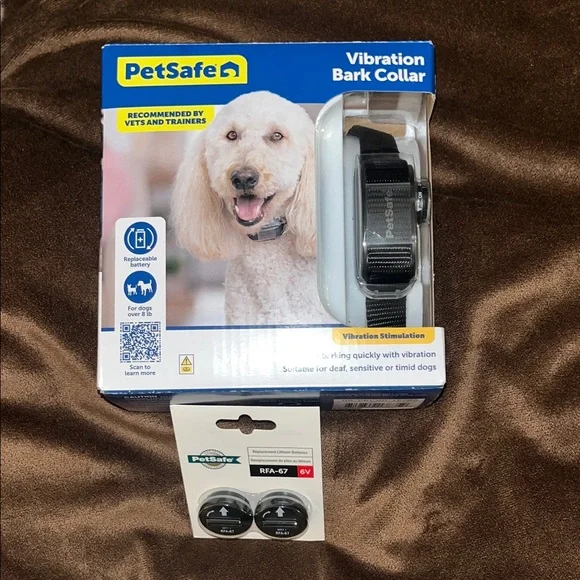 NIB Pet Safe Vibration Bark Collar with 2 extra batteries