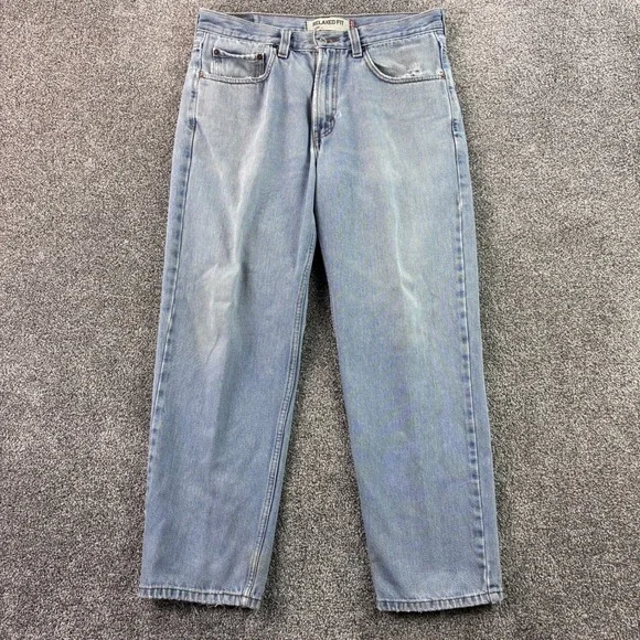 Vintage Levi's 550 Jeans Mens 33x30 Blue Denim Light Wash Regular Relaxed 90s
