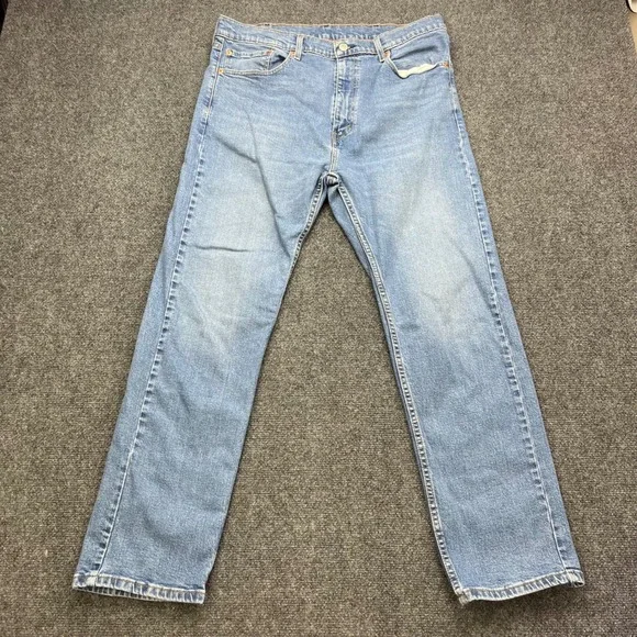Levi's 505 Regular Fit Straight Leg Medium Wash Denim Jeans