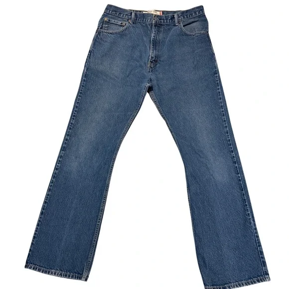 Levi's 517 Jeans Men 35x33,Tag 36x34 Blue Bootcut Denim Medium Wash Y2k Western