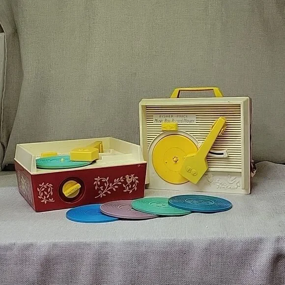 2‎ Fisher-Price Music Box- Record Players