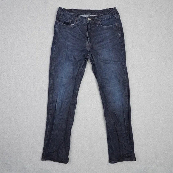 Levi's 514 Jeans Mens 30x30 Blue Straight Fit Medium Wash Faded Denim