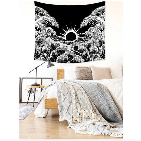 Sun & Wave Tapestry || 130x150cm