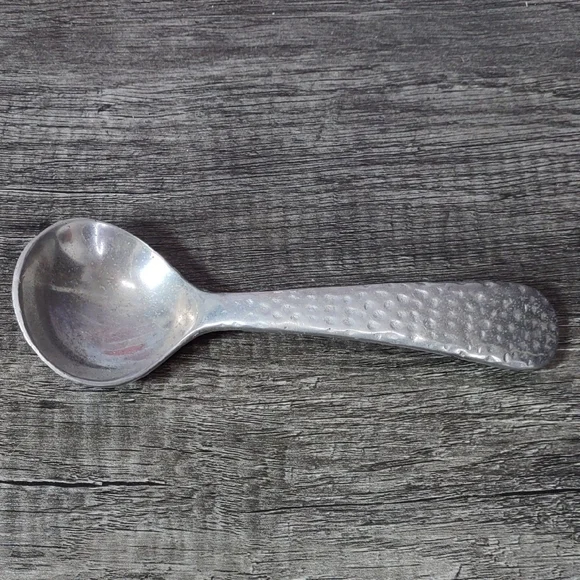 Mexican Pewterware Serving Spoon