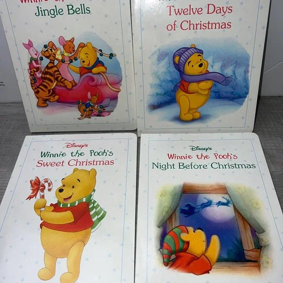 1998 Disney's Winnie the Pooh Box of Christmas Book