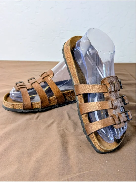 Birkenstock Birki's Xenia Convertible Strappy Sandals EU 37 US 6 6.5 Leather