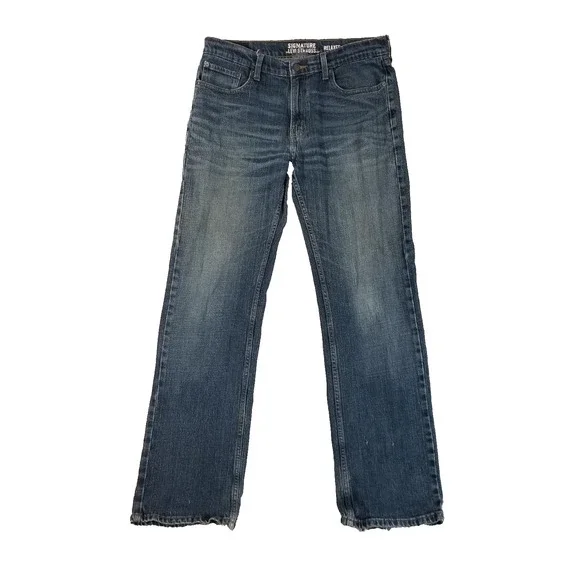 Levi's‎ Signature jeans men's 34x 34 relaxed straight blue stretch denim pants