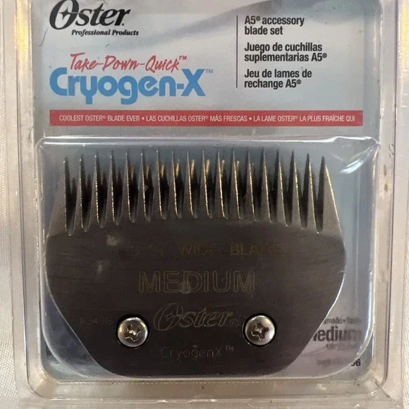 2005 USA  OSTER Cryogen X A5 TDQ TAKE DOWN QUICK Medium BLADE Fits Most Clippers