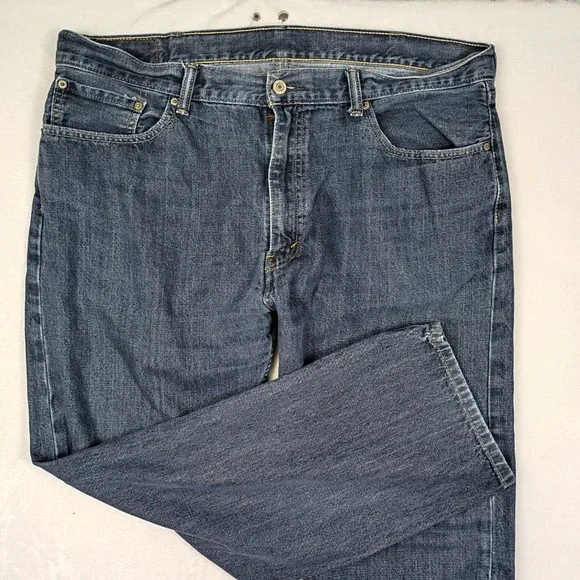 Levis 505 Regular Fit Straight‎ Leg Blue Denim Jeans Mens 40x30 Medium Wash