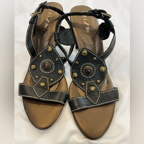 UNISA HEELED SANDALS leather size 10