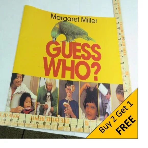 Guess Who BIG BOOKS (almost 2 feet tall) By Margaret Miller Classroom