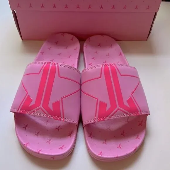 Jeffree Star Unisex Pool Slides in Pink JL Sz 14
