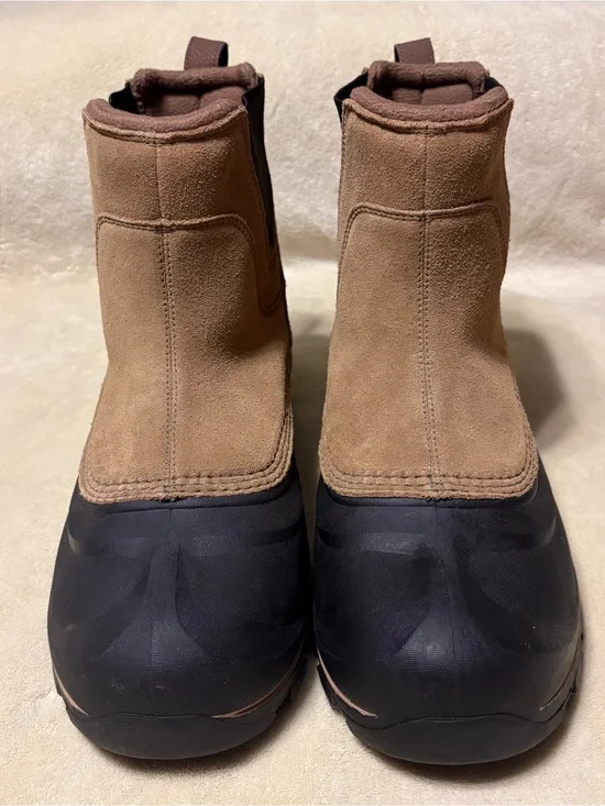 Sorel Men's Tan Suede Waterproof Pull-On Boots