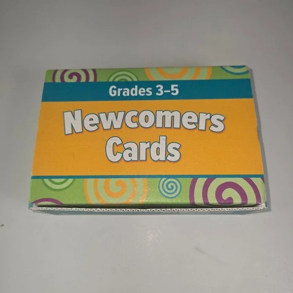 Newcomers Cards Grades 3-5 Educational Learning Aids for Students‎