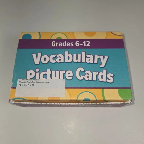 Vocabulary Picture ‎ Cards Grades 6-12 Ready Newcomers Educational