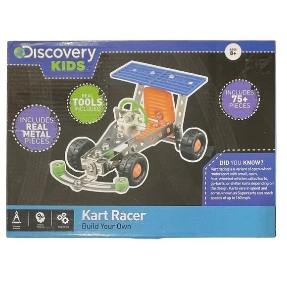 DISCOVERY KIDS Kart Racer Kit‎ 8+ Build Your Own RMS International 2016 Toys NEW