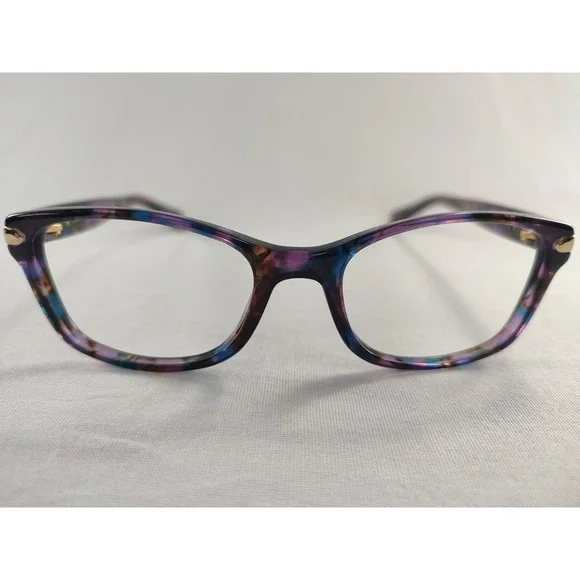 Coach HC 6065 5288 Lanie Confetti Purple‎ Eyeglasses Frames 49-17-135